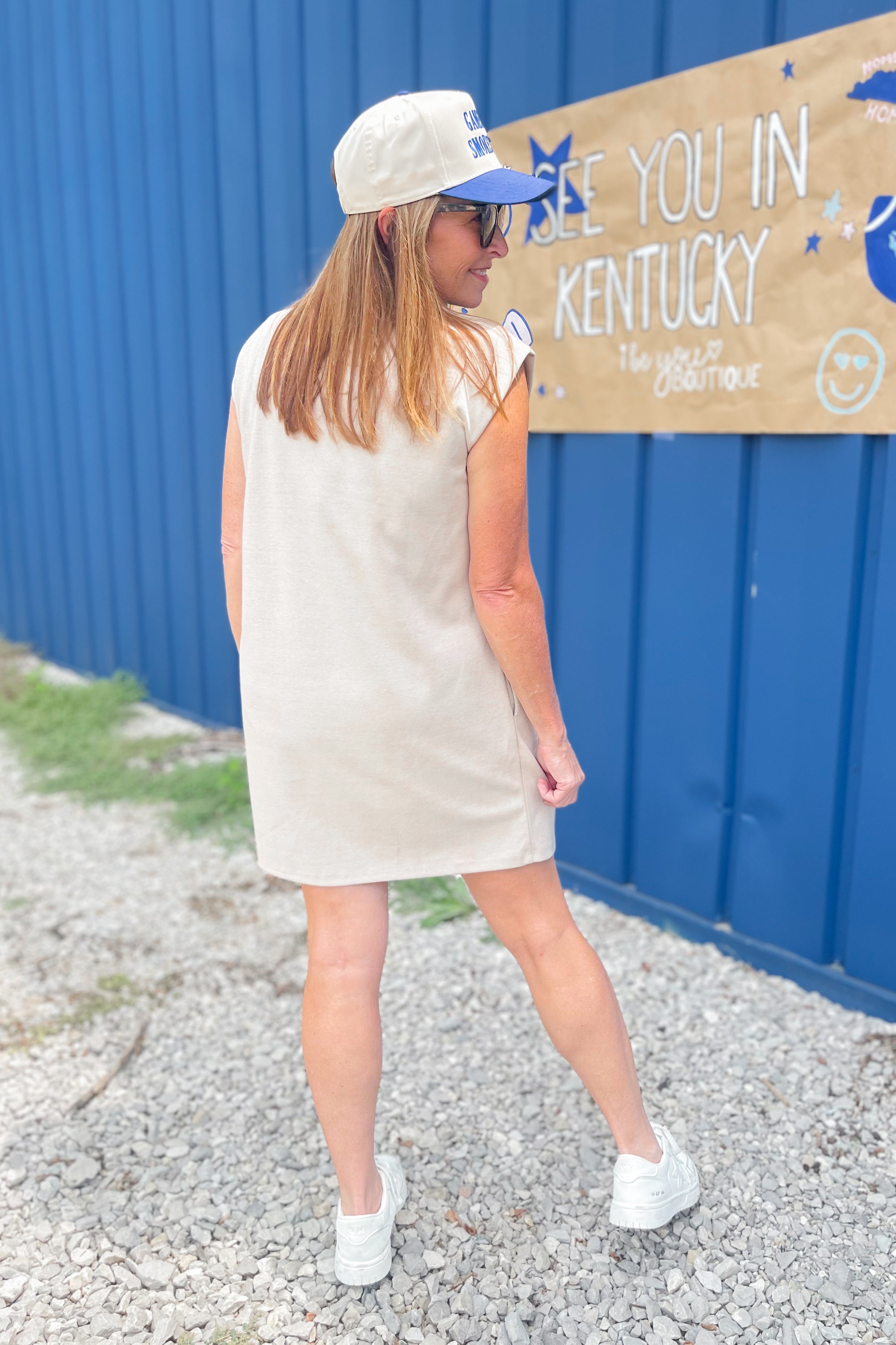 Gloria Sleeveless Knit Shift Dress - Be You Boutique