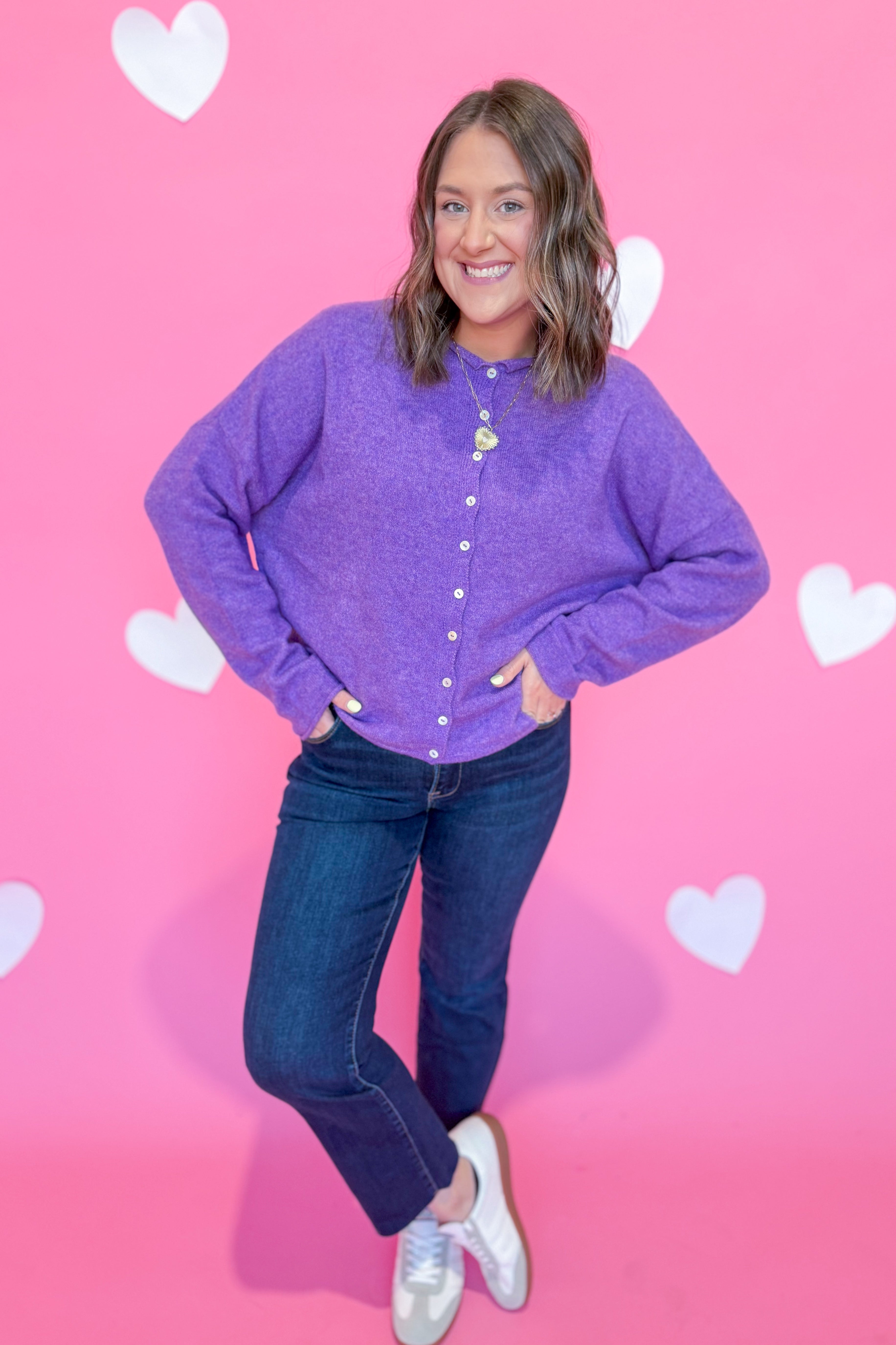 Luna Button Down Cardigan Top - Be You Boutique