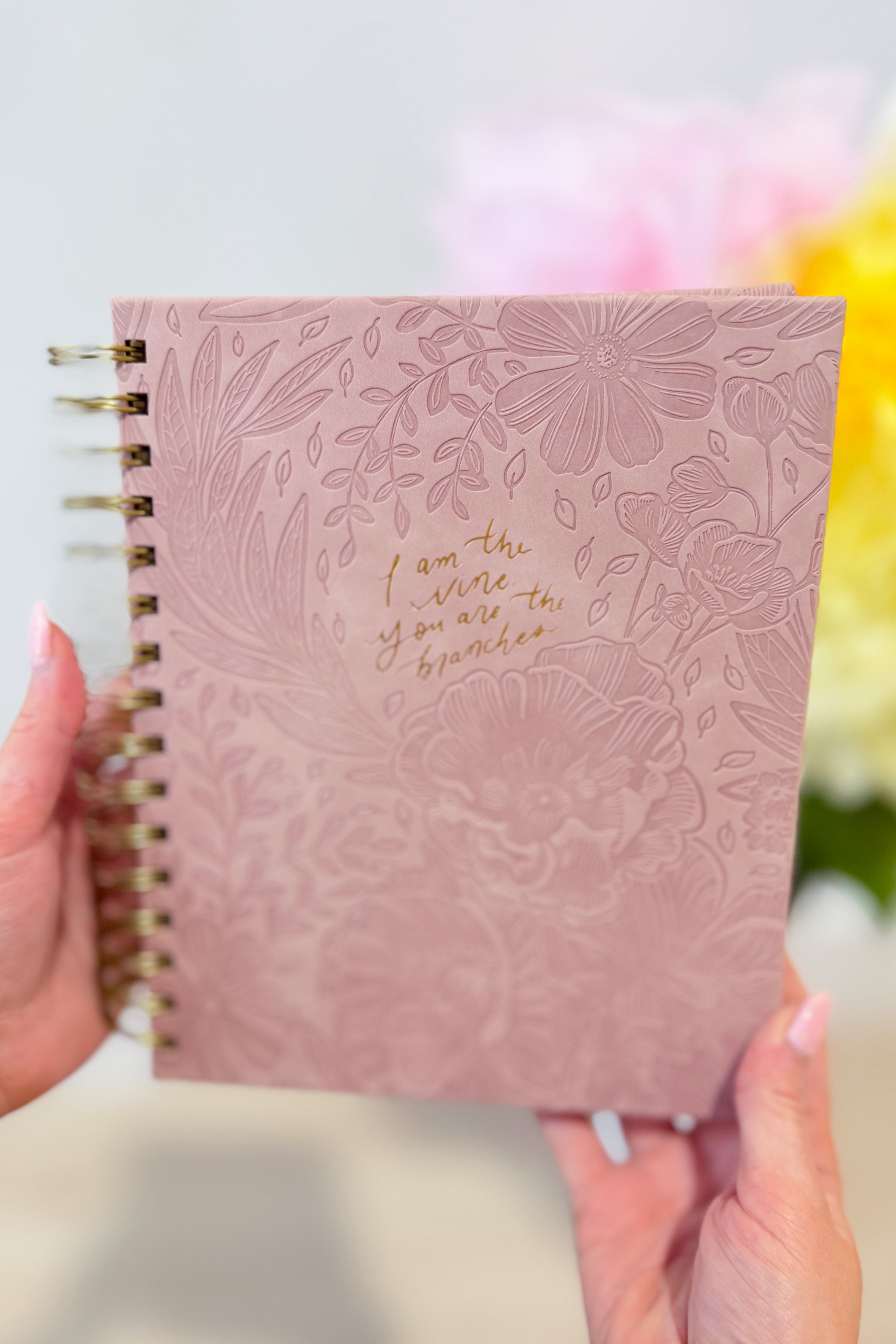 Undated 12-month Sonora planner by HOSANNA REVIVAL featuring a sleek, minimalist design perfect for organizing your year.