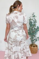 Chelsea Landscape Print Tiered Dress - Be You Boutique