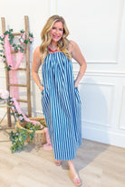 Cory Striped Midi Dress - Be You Boutique