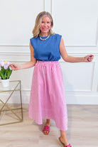 HYFVE Savvy Denim Sleeveless Top from 116 Basic Tops, featuring a casual sleeveless design with denim fabric.