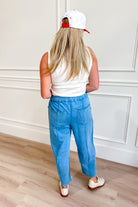 Vinny Mineral Washed Terry Knit Pant - Be You Boutique