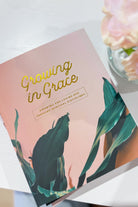 Growing In Grace Bible Study book by THE DAILY GRACE CO, featuring a close-up of the cover with elegant typography.