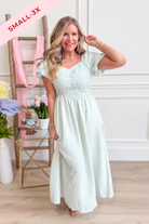 Becca Pin Striped Midi Dress - Be You Boutique