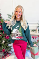 TWENTIFOURTH Presley Cozy Holiday Home Sweater, 132 Fall Sweaters, featuring festive holiday-themed knit design.