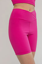 Dale Ribbed Biker Short Pants With Pockets - Be You Boutique