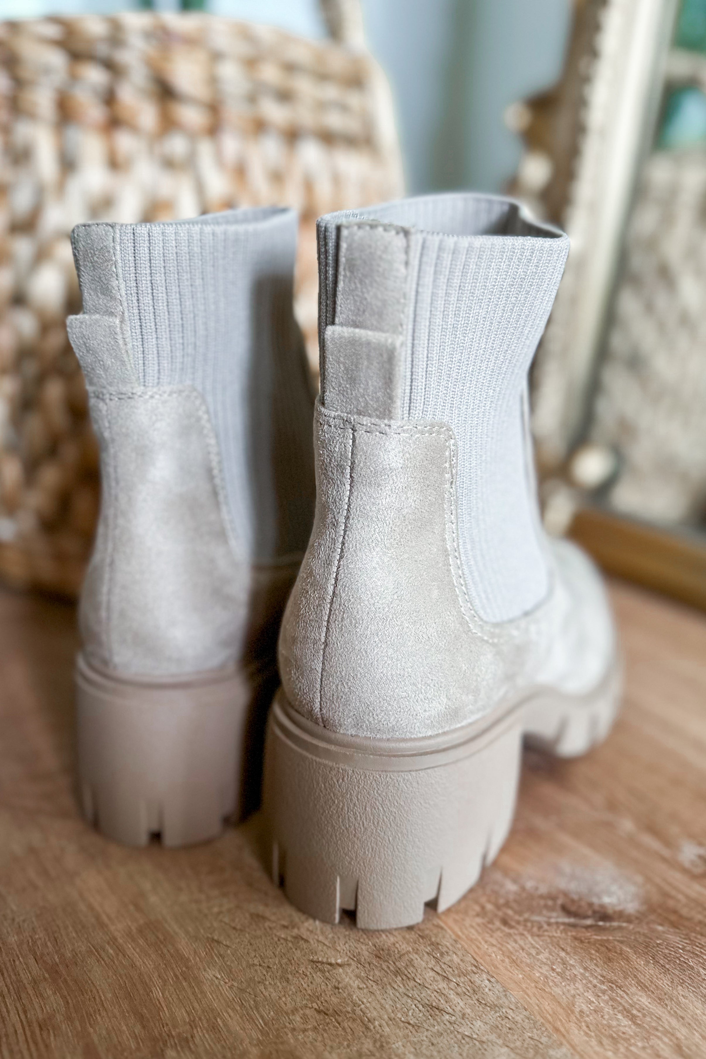 Soda Zordy Pull On Chunky Heel Ankle Boot - Be You Boutique