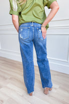 Risen Carter Mid Rise Baggy Wide Leg Jeans [0-3X] - Be You Boutique