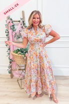 Phoebe Floral Puff Sleeve Dress - Be You Boutique
