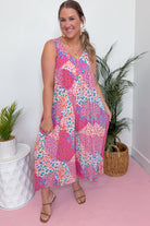 Tilly Patchwork Print Gauze Sleeveless Jumpsuit - Be You Boutique
