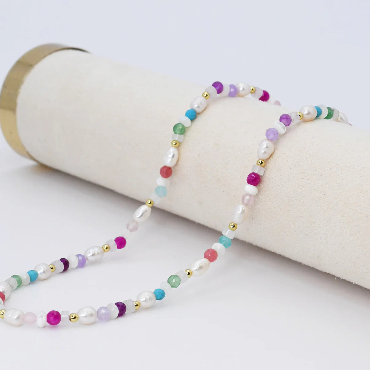 Treasure Jewels Bright Now Gemstone Necklace - Be You Boutique