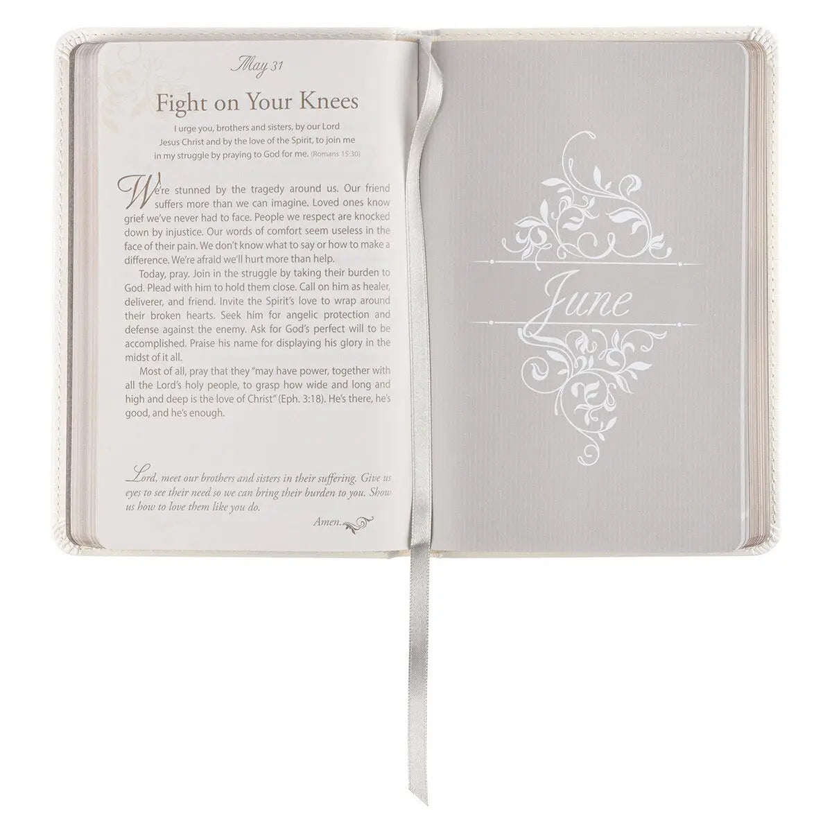 Devotional for Mr. and Mrs. White by THE DAILY GRACE CO, faux leather home accessory for couples, featuring elegant design.