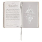 Devotional for Mr. and Mrs. White by THE DAILY GRACE CO, faux leather home accessory for couples, featuring elegant design.
