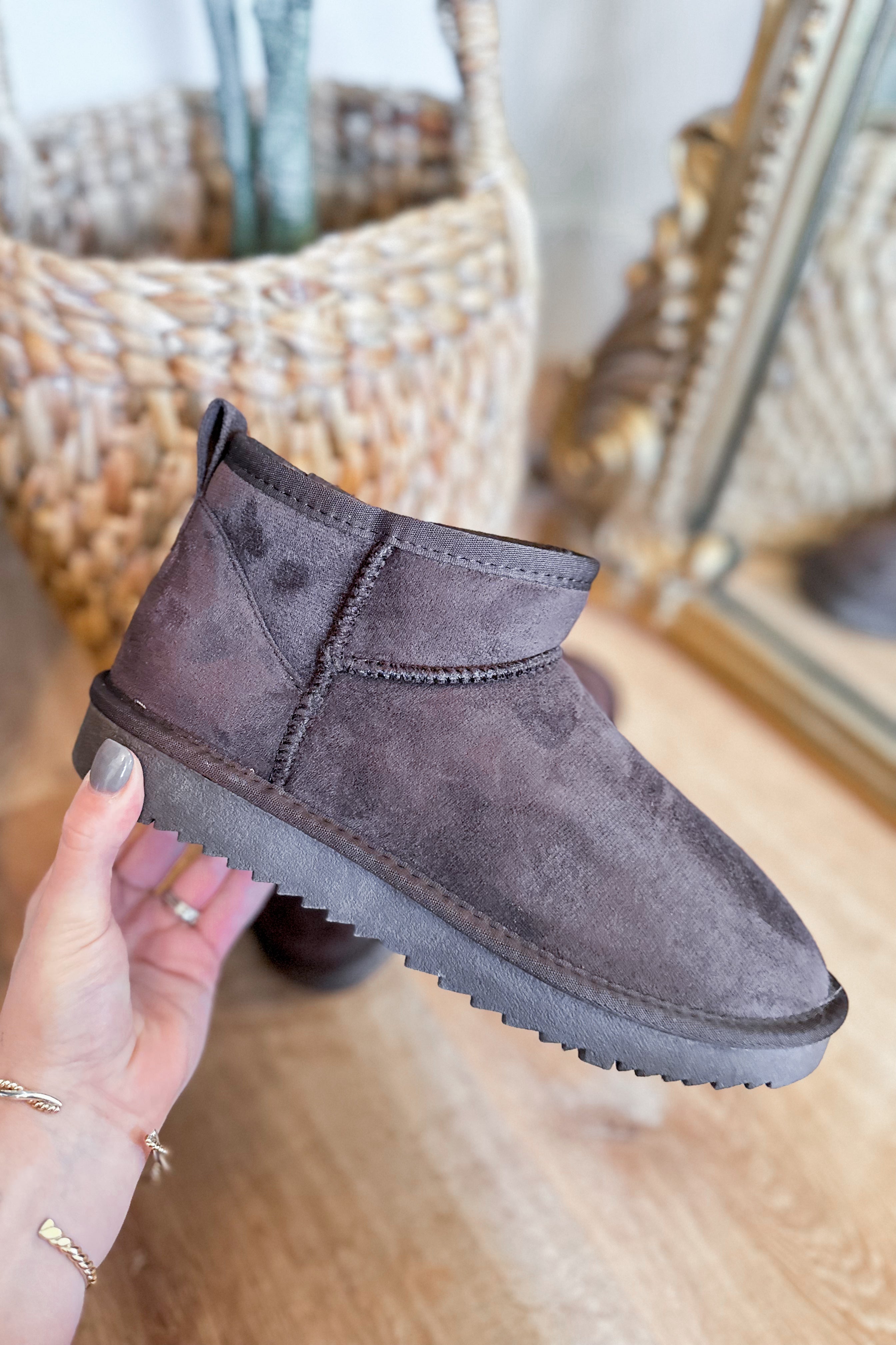 Soda Mutual Sherpa Lined Ankle Bootie - Be You Boutique