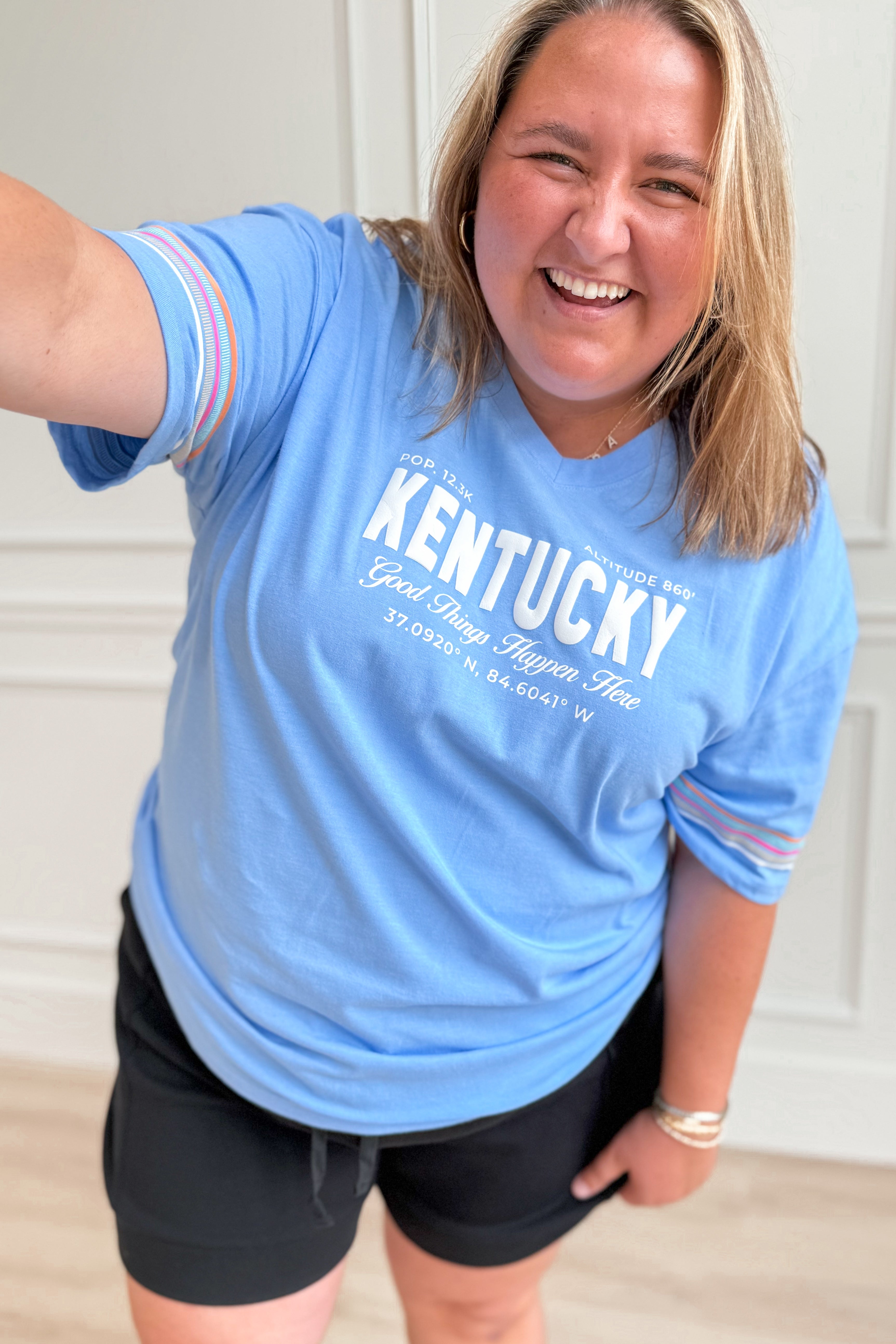 Nate Scuba Casual Drawstring Short *1X-3X* - Be You Boutique