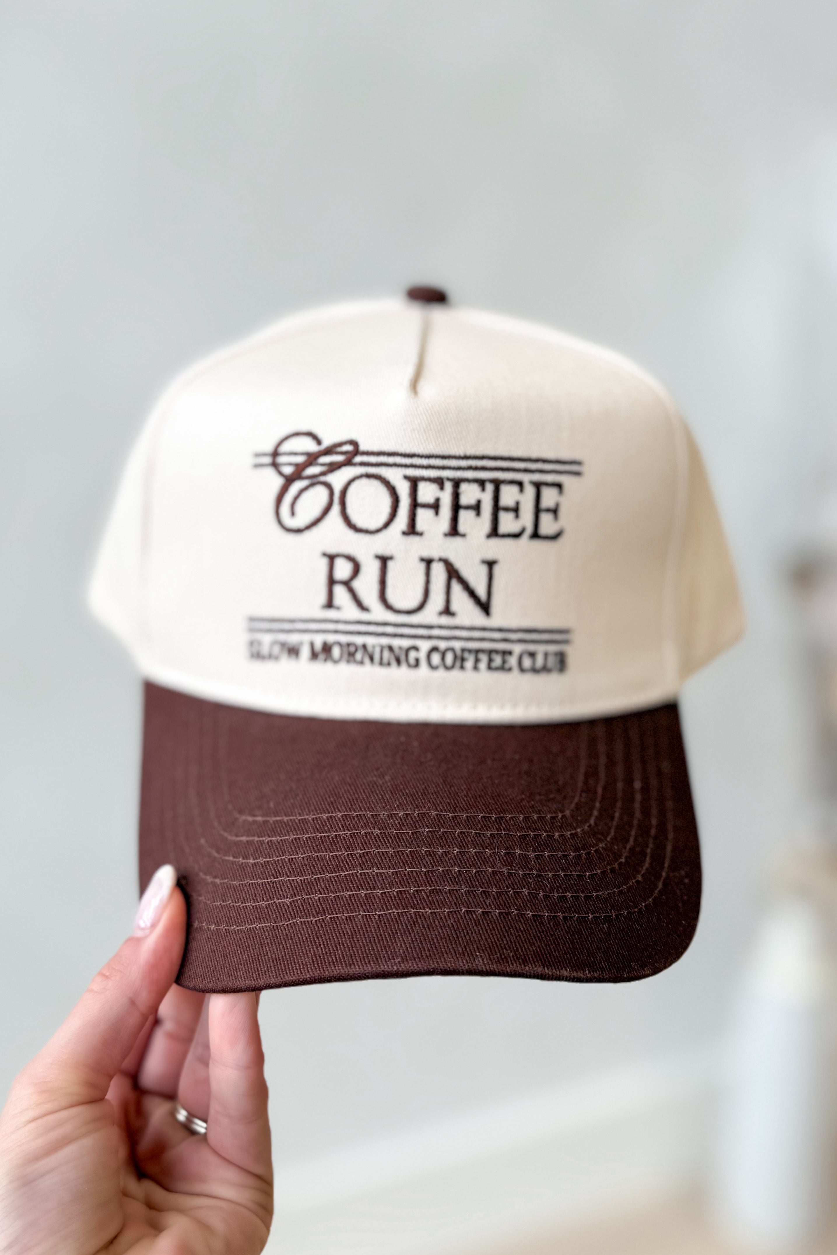 Coffee Run Vintage Trucker Hat by Kenz Kustomz - Be You Boutique