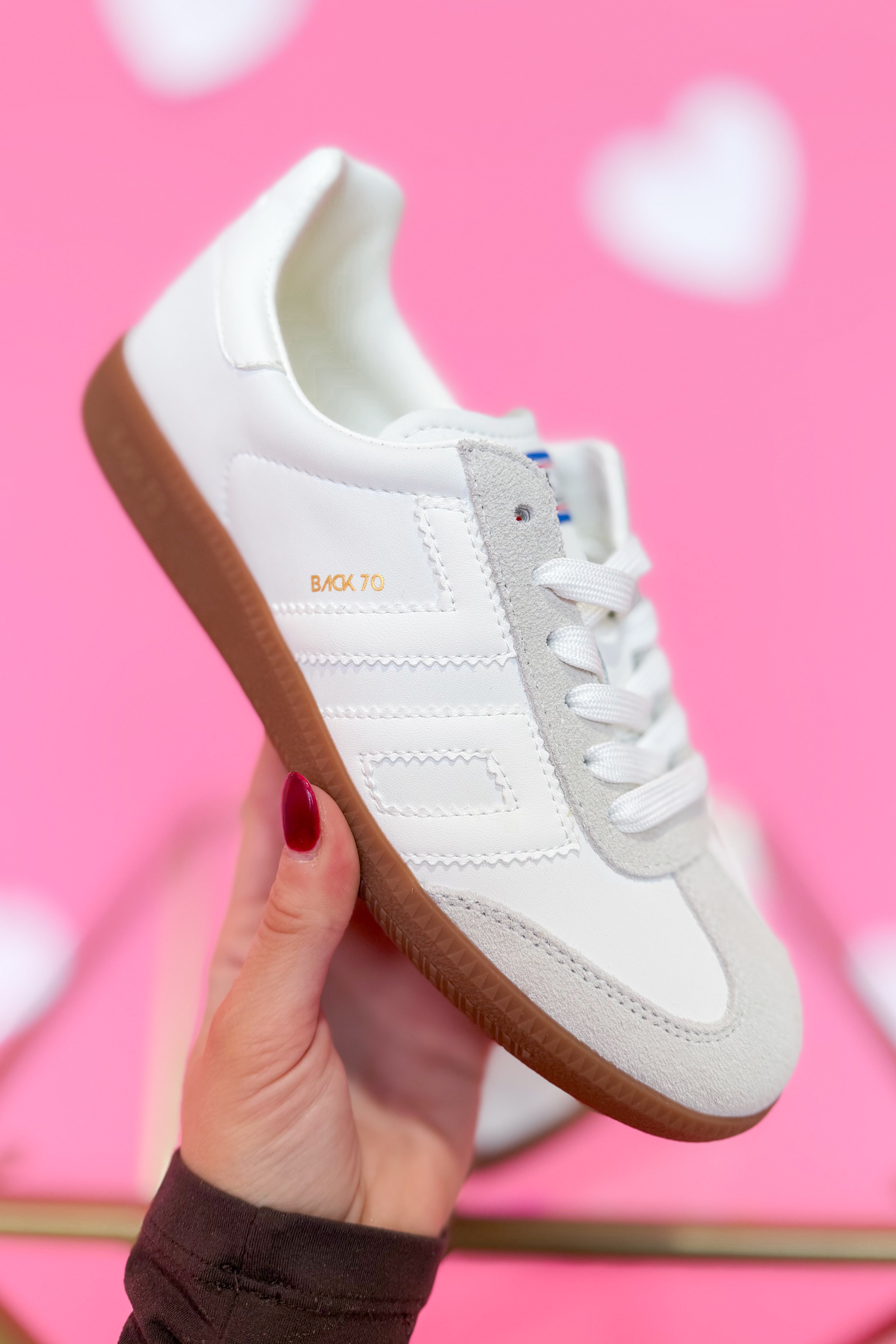 BACK70 Cloud Sneakers in White Ice - Be You Boutique