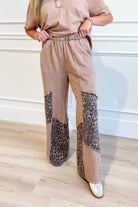 Racquel Leopard Patchwork Pant - Be You Boutique
