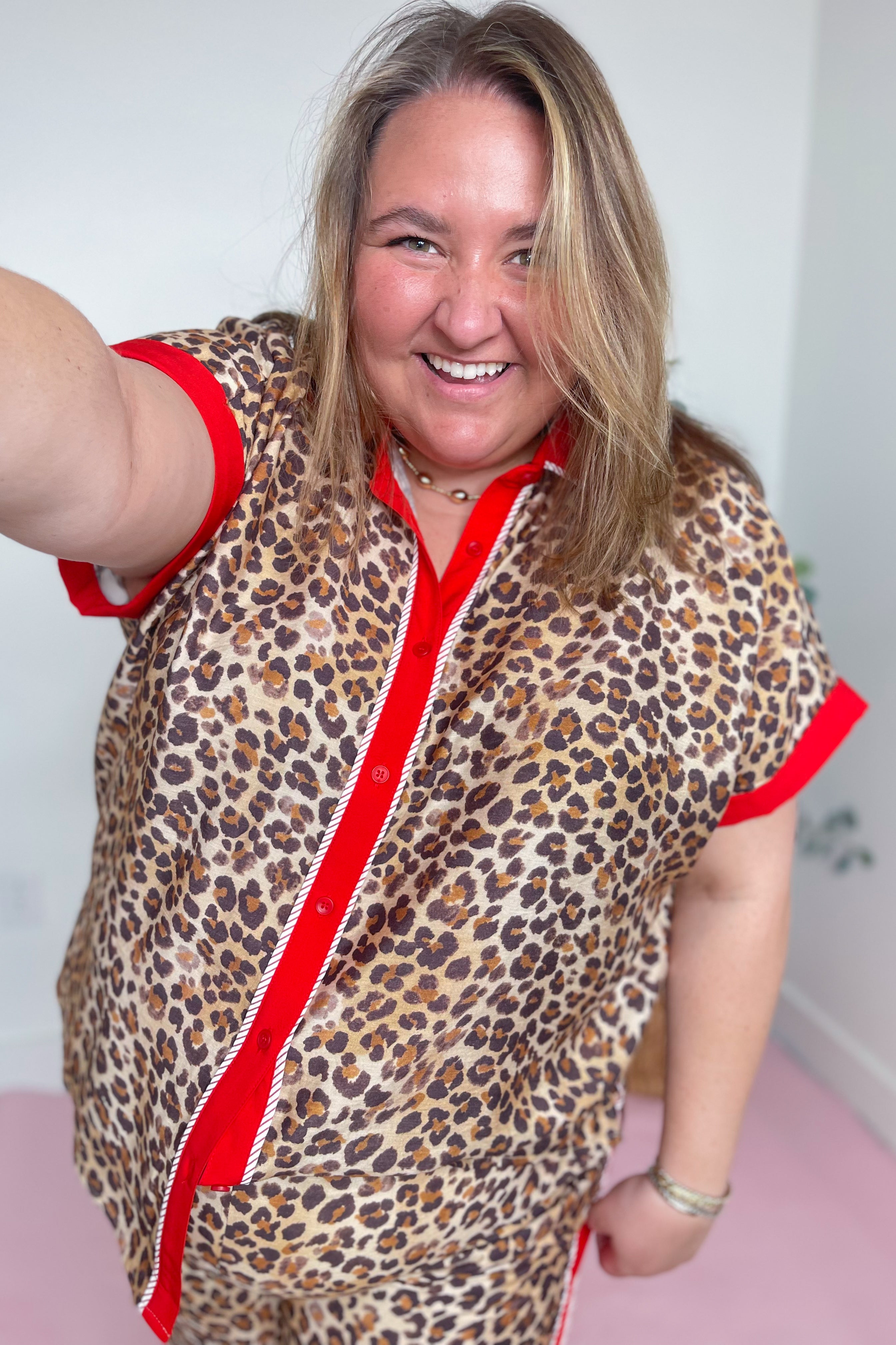Chrissy Leopard Lounge Pant Set - Be You Boutique