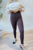 Molly V Waist Full Length Legging - Be You Boutique