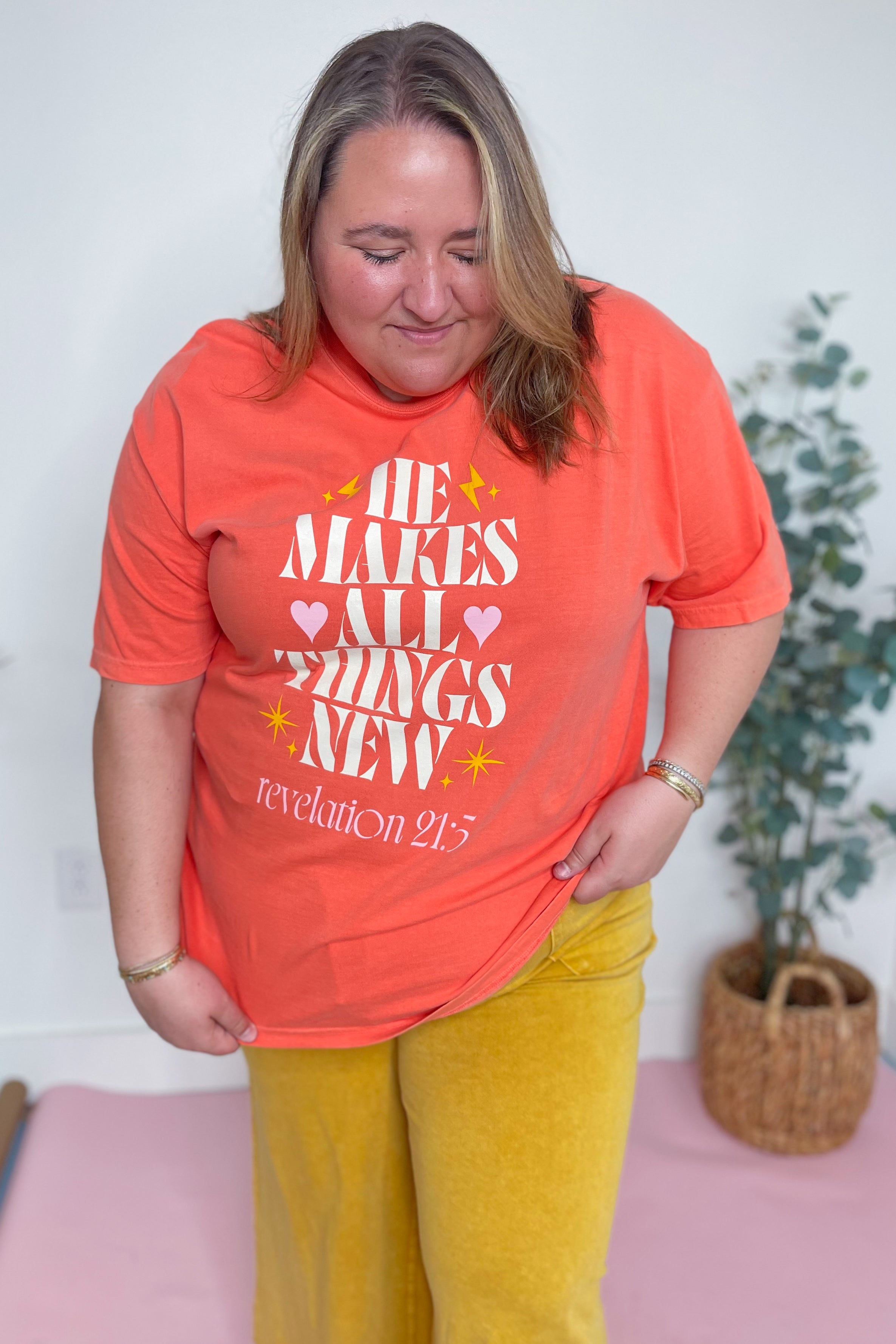 He Makes All Things New Graphic T-Shirt - Be You Boutique