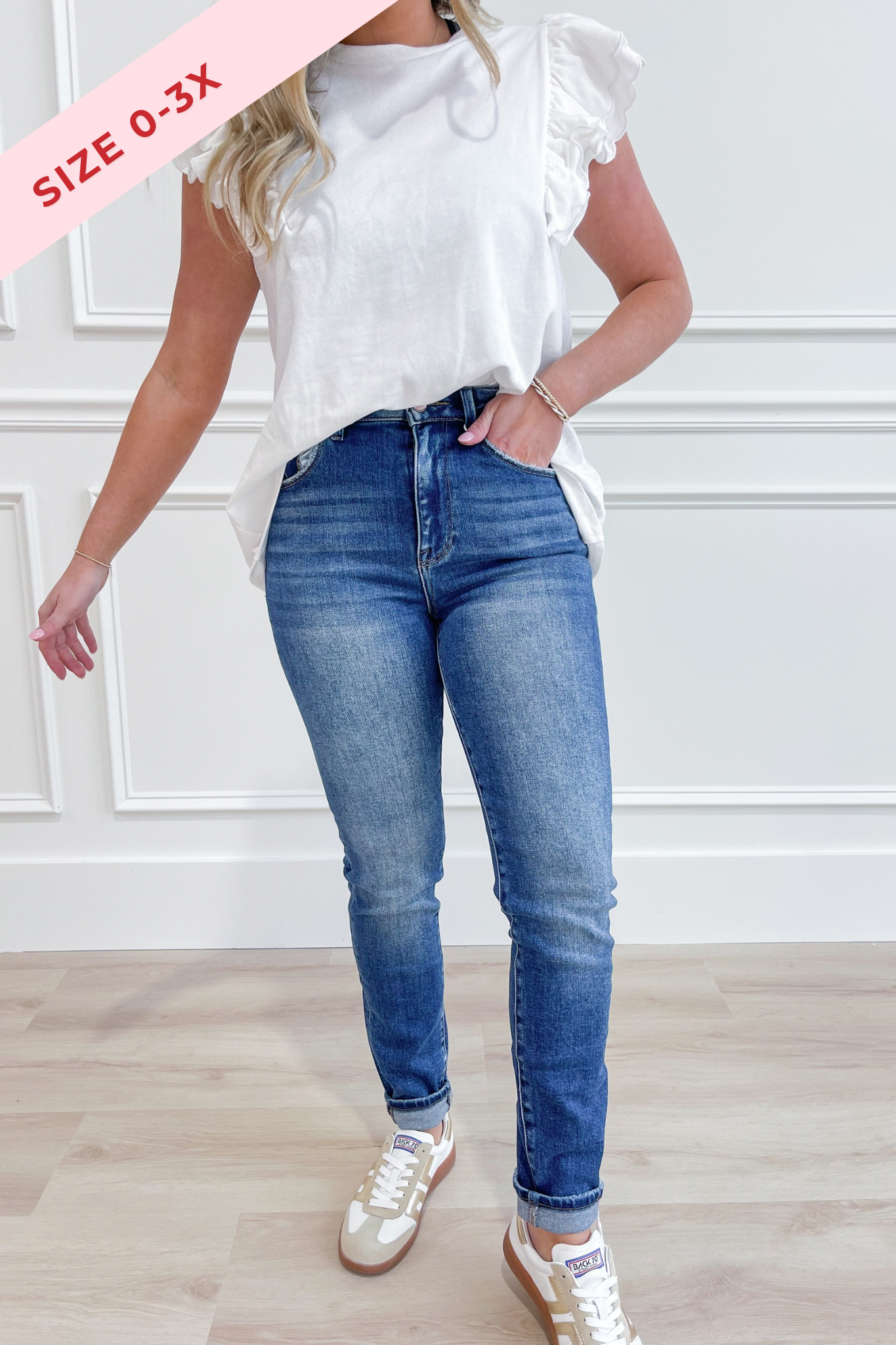 Risen Jaxon High Rise Ankle Skinny Jeans - Be You Boutique