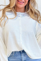 Kate Rolled Hem Long Sleeve - Be You Boutique