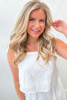 Brady Woven Sleeveless Top - Be You Boutique