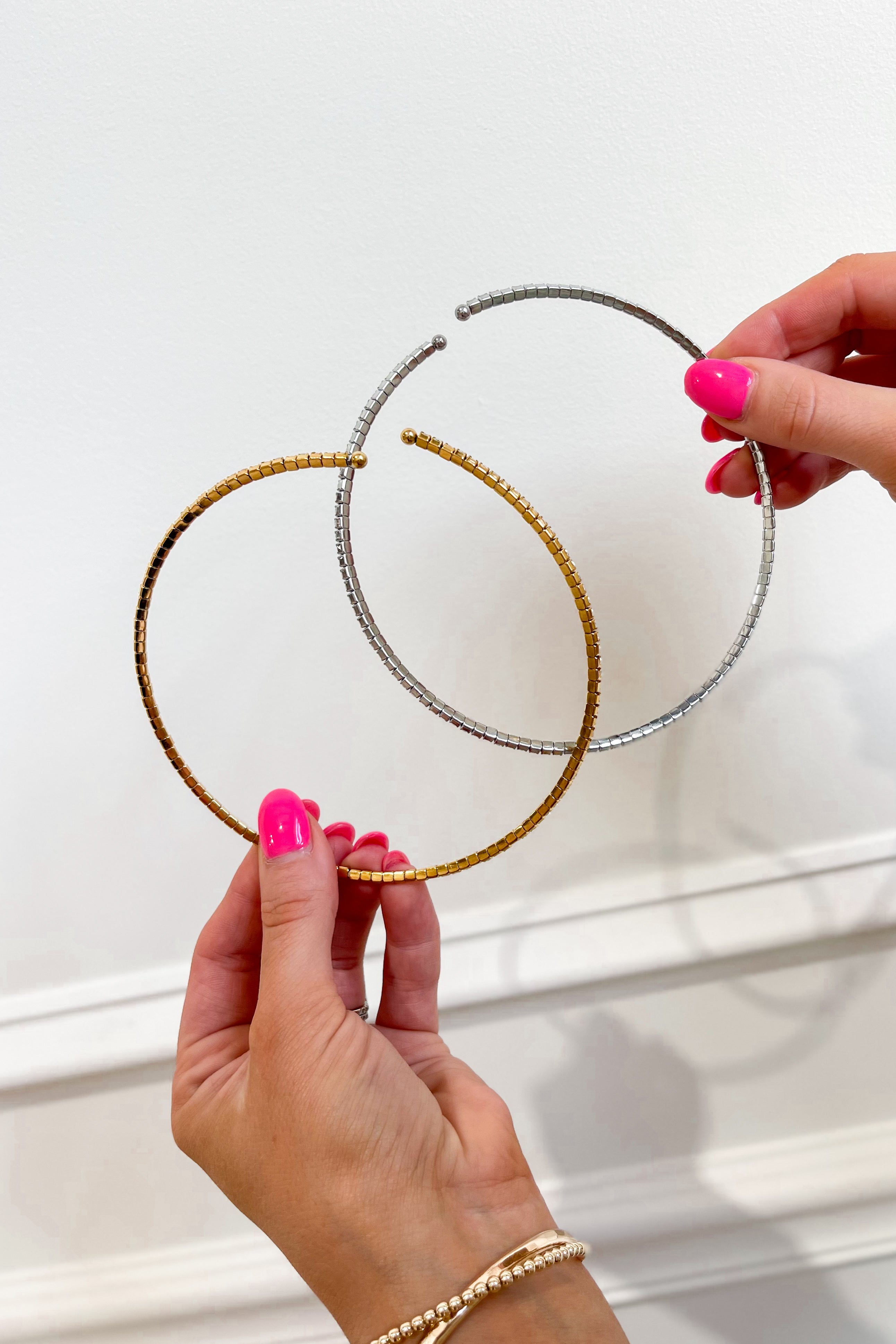 Chansutt Luxe Tennis Necklace SILVER - Be You Boutique