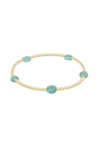Enewton 2mm Amazonite small gemstone jewelry piece with a polished, vibrant blue-green color and natural stone texture.
