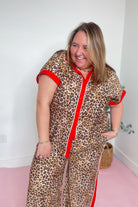 Chrissy Leopard Lounge Pant Set - Be You Boutique