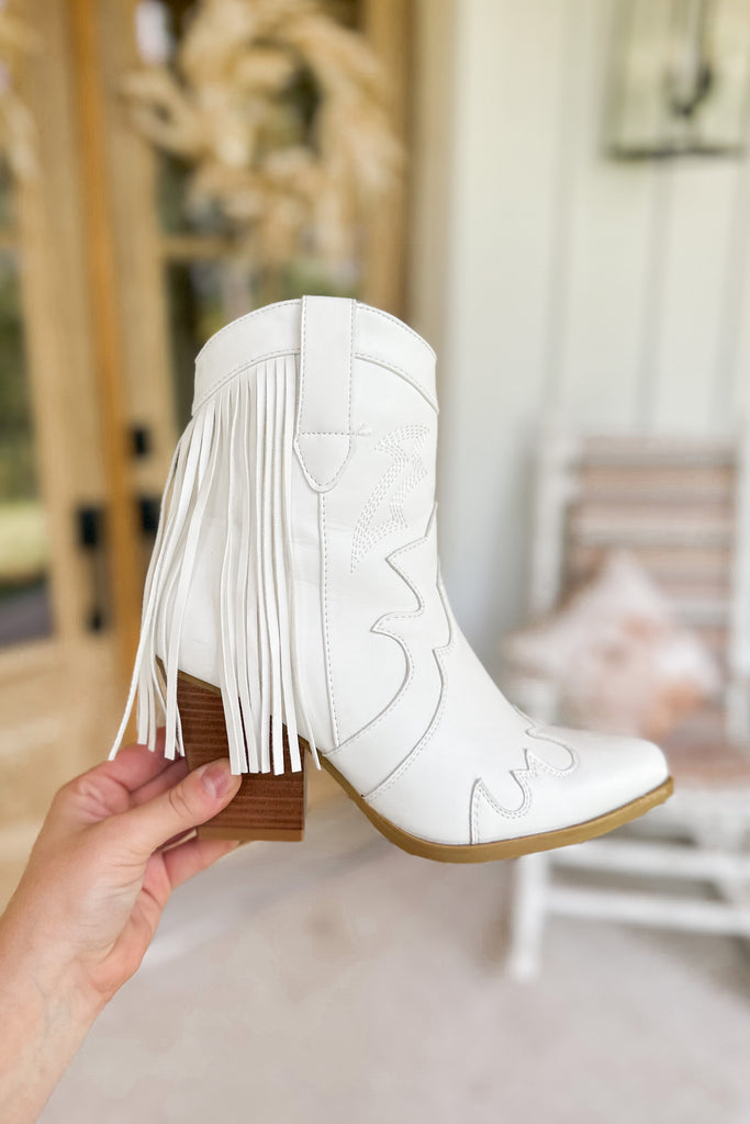 Weston Western Fringe Ankle Boot Booties - Be You Boutique
