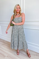 Michelle Abstract Empire Waist Dress - Be You Boutique