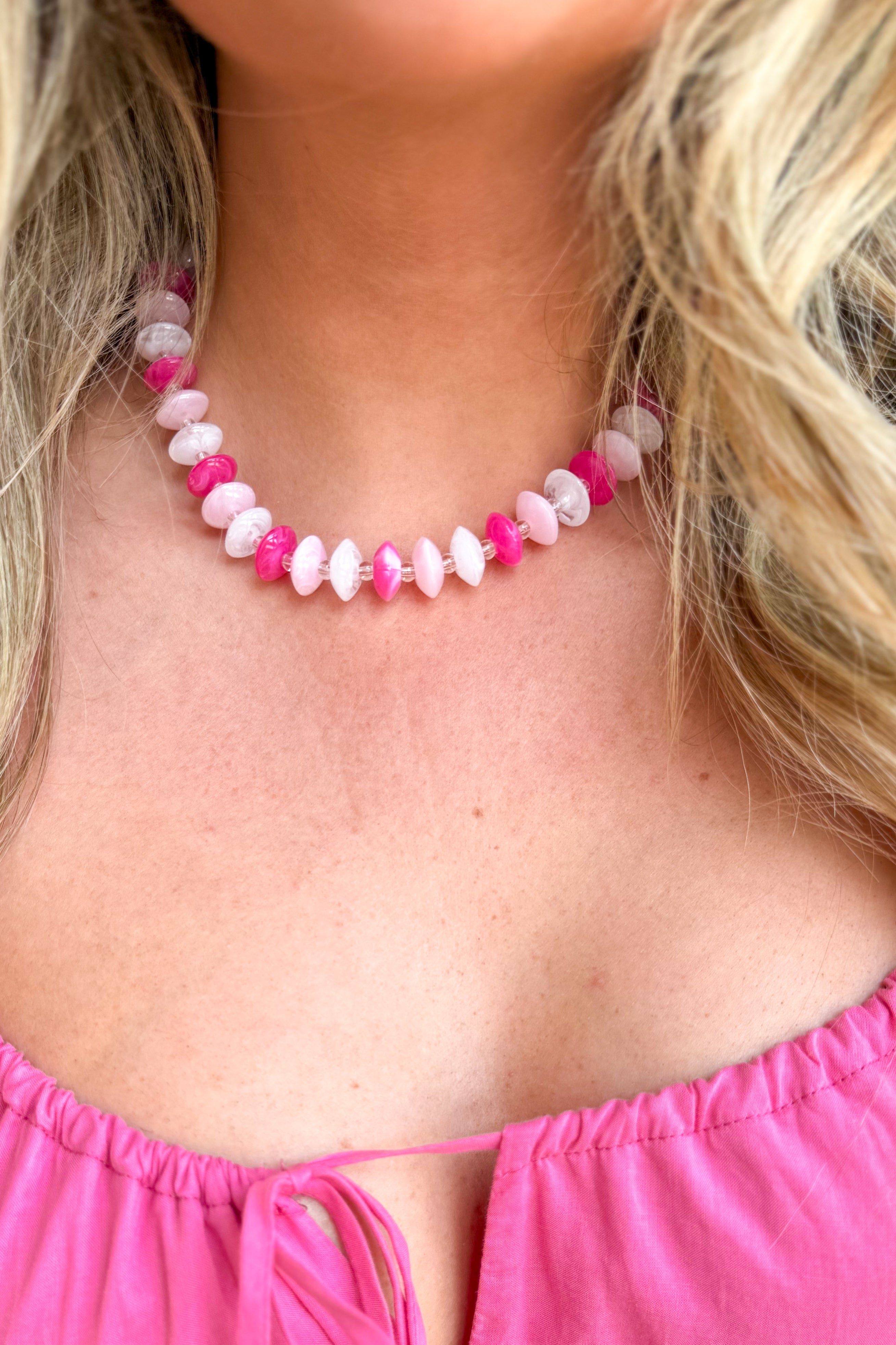 Treasure Jewels Pink Pop Necklace - Be You Boutique