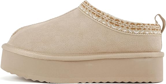 Soda Eagle Slip On Lug Sole Sherpa Lined Slippers - Be You Boutique