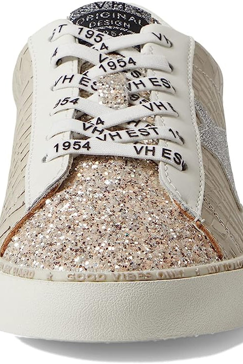 Vintage Havana Maya Taupe Glitter Suede Sneakers - Be You Boutique