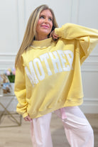 Mother Mock Neck Embroidered Sweatshirt - Be You Boutique