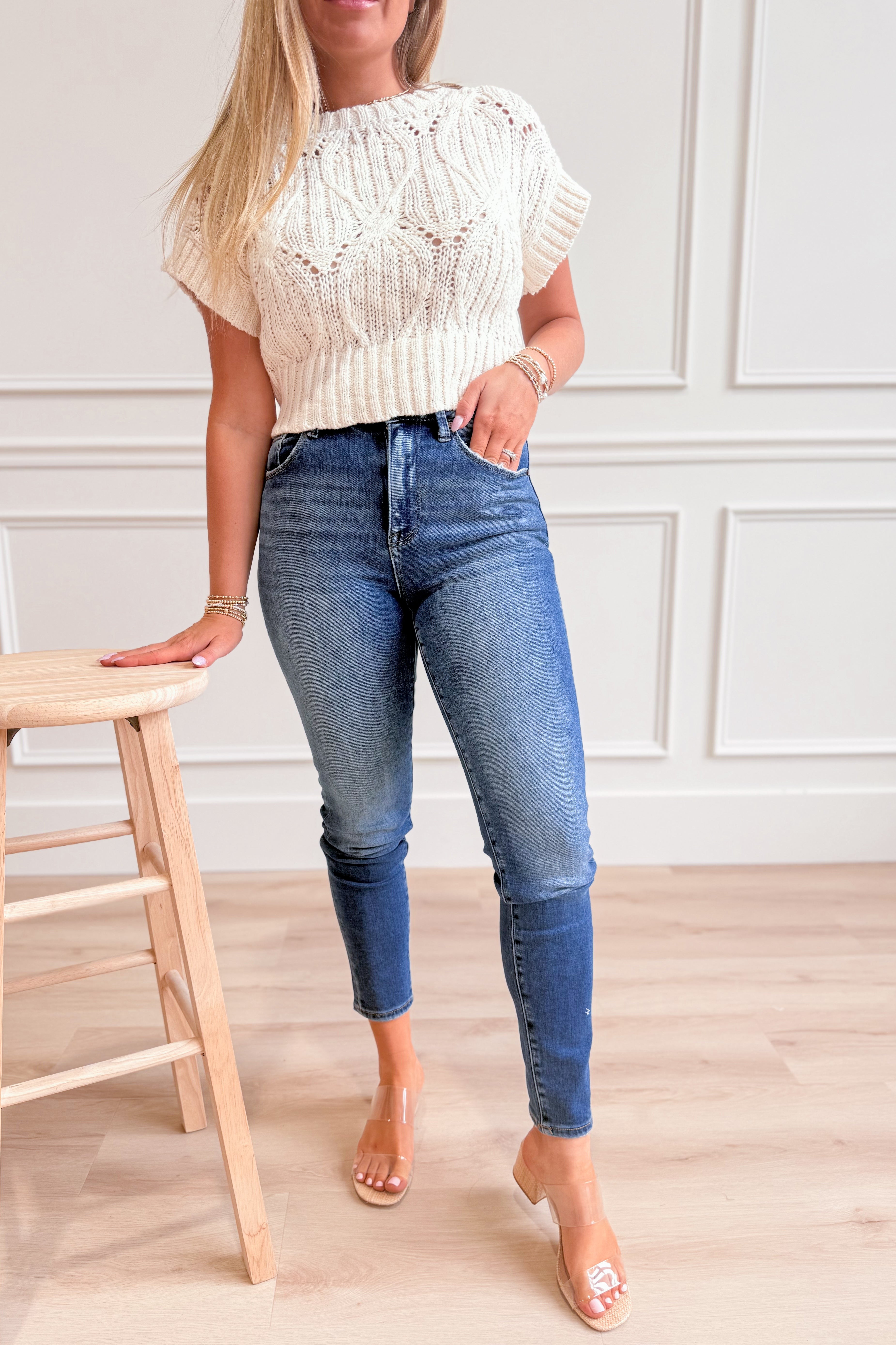 Risen Edie High Rise Basic Skinny Jeans [1-3X] - Be You Boutique