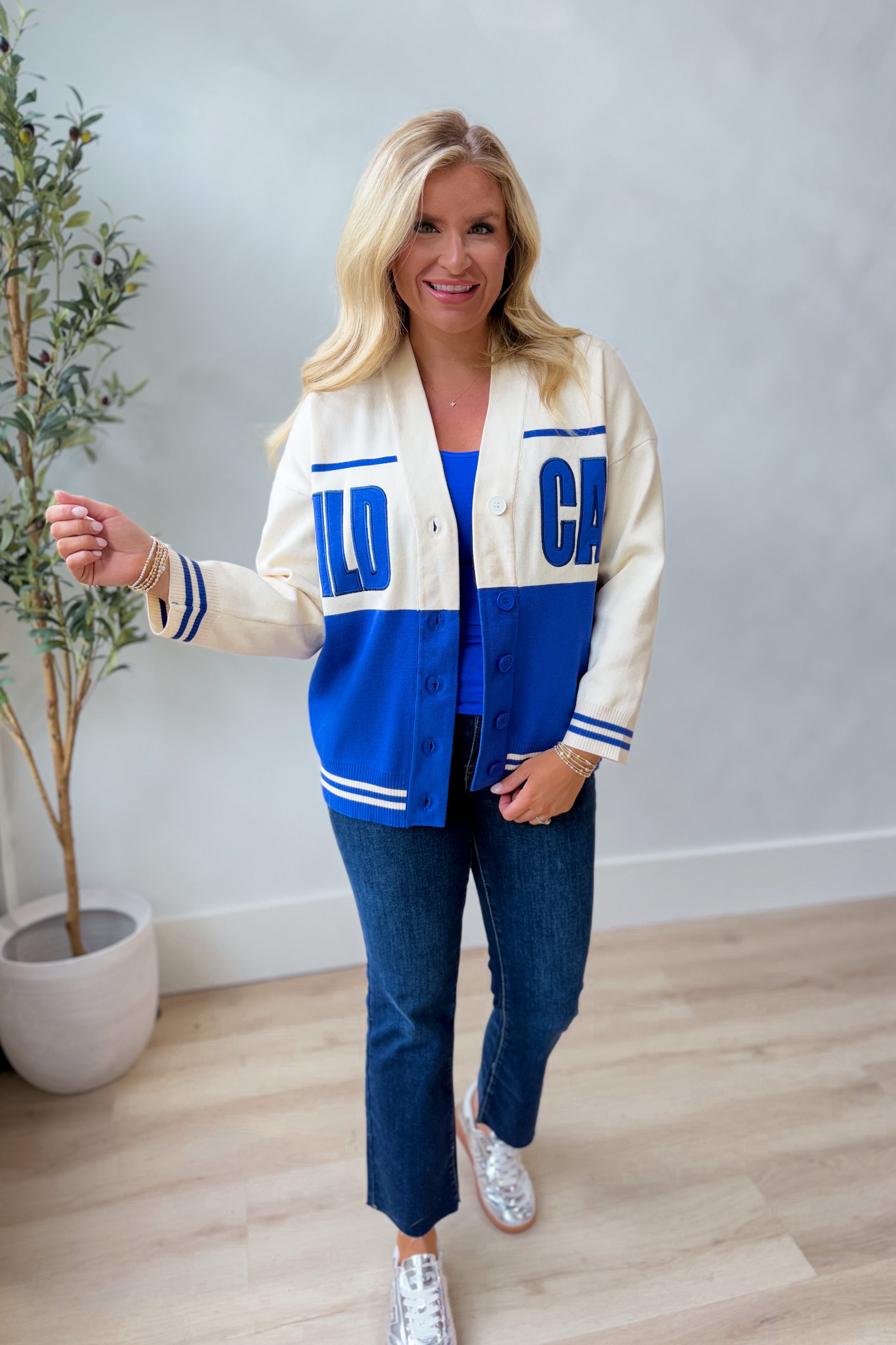 GameDay Social Carly Kentucky Game Day Cardigan - Be You Boutique