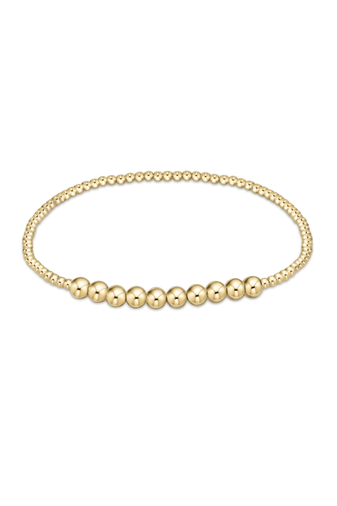 Enewton 2mm Beaded Bliss Classic Gold Bracelet - Be You Boutique