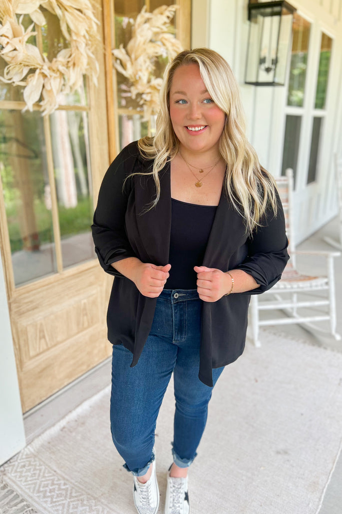 Chester Long Sleeve Solid Color Boyfriend Blazer - Be You Boutique