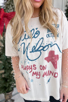 DAYDREAMER Willie Nelson Always On My Mind Merch Tee - Be You Boutique