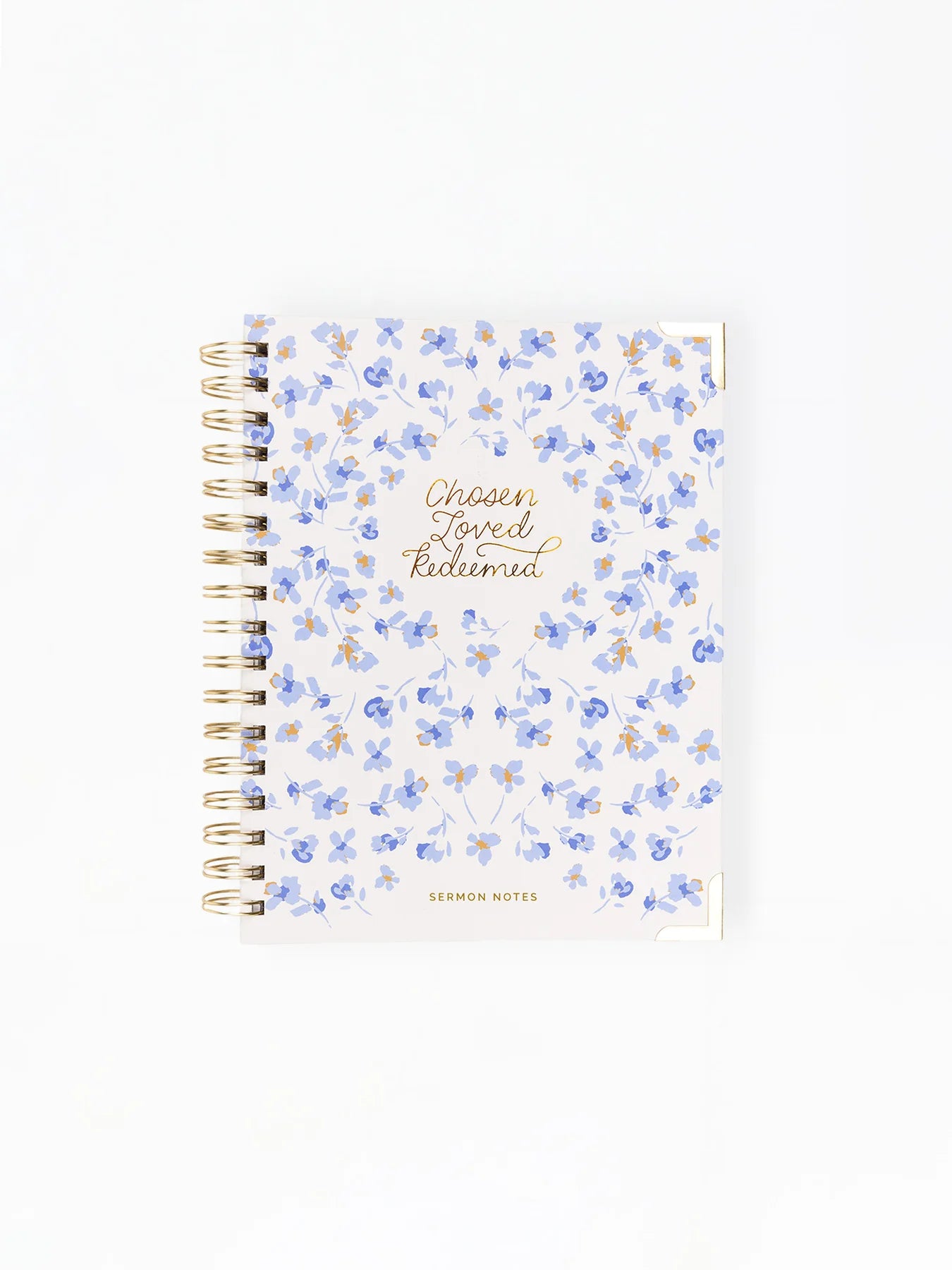 Mary Square Sermon Notes Journal with lined pages, compact design, and decorative cover for spiritual note-taking.