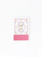 Mary Square Notepad Flip with colorful floral cover, compact 218 accessories for note-taking and organization.