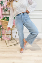 Risen Bruce High Rise Wide Leg Jean [0-3X] - Be You Boutique