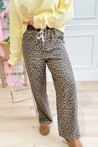 Serena Leopard Straight Leg Pant - Be You Boutique