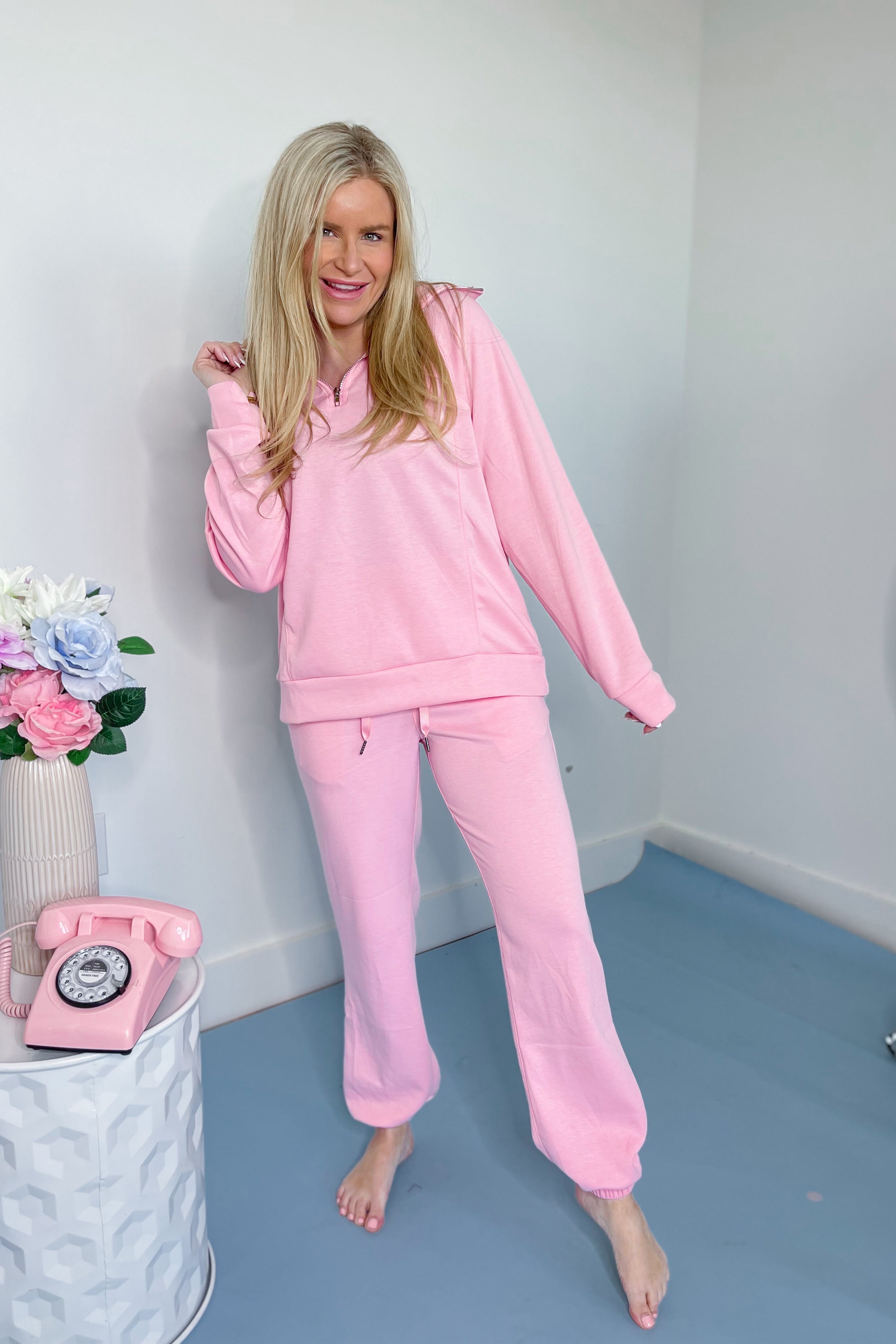 Hamptons Two Piece Long Sleeve Travel Set - Be You Boutique