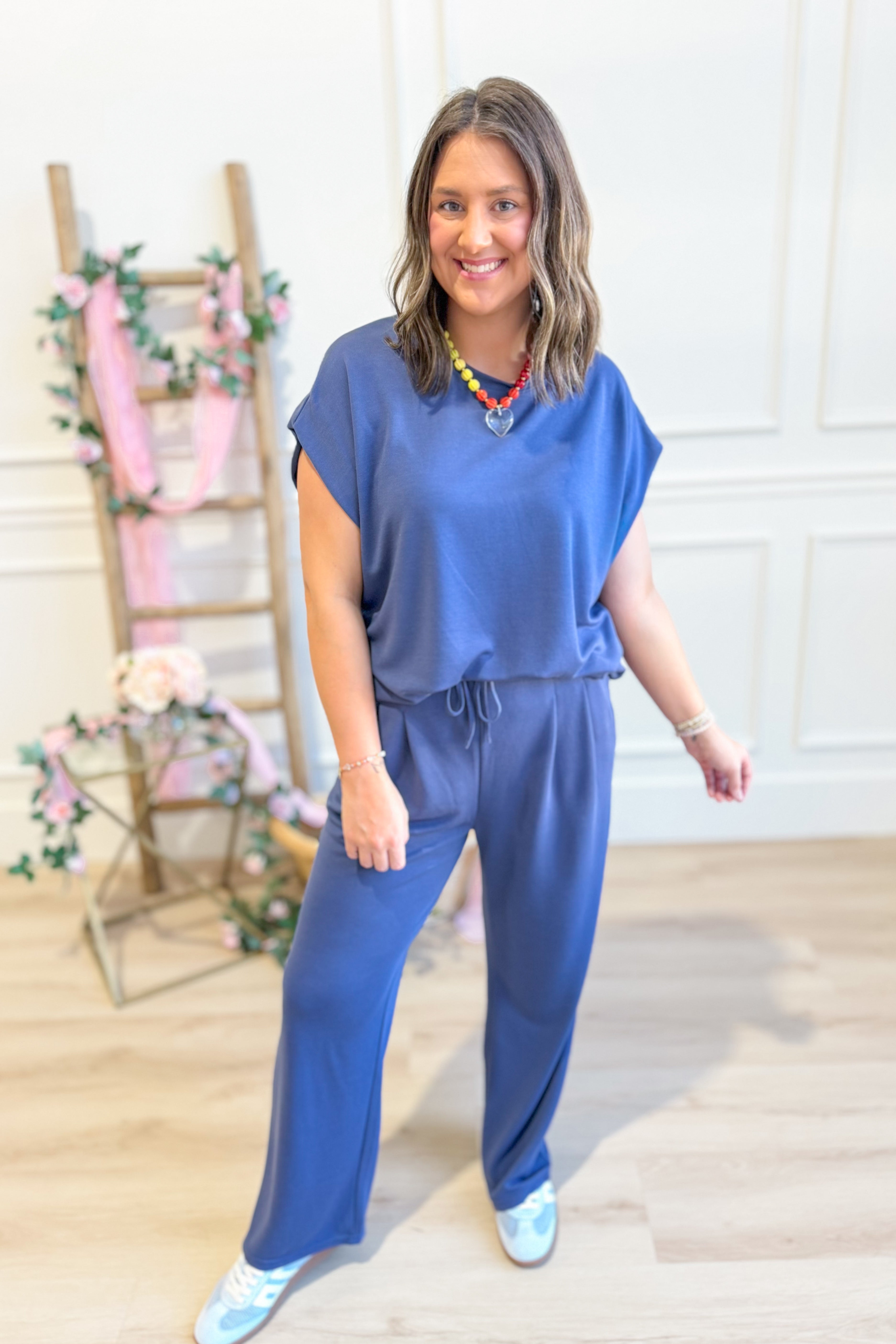 Lexy Mineral Washed Wide Leg Set - Be You Boutique