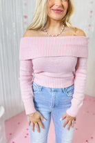 Penn Off Shoulder Knit Pullover Sweater - Be You Boutique